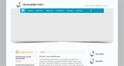 Desktop Screenshot of jarvenpaanlukio.fi