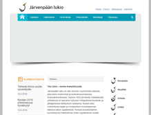 Tablet Screenshot of jarvenpaanlukio.fi